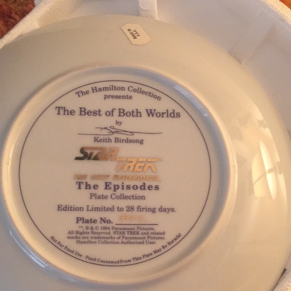 VINTAGE The Best of Both Worlds Star Trek TNG Collectible - Picture 2 of 7